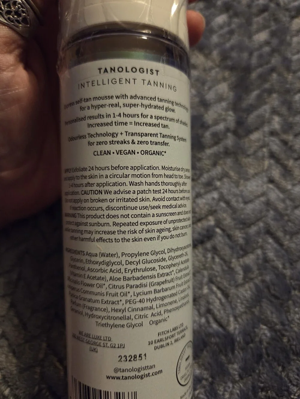 Tanologist transparent self
